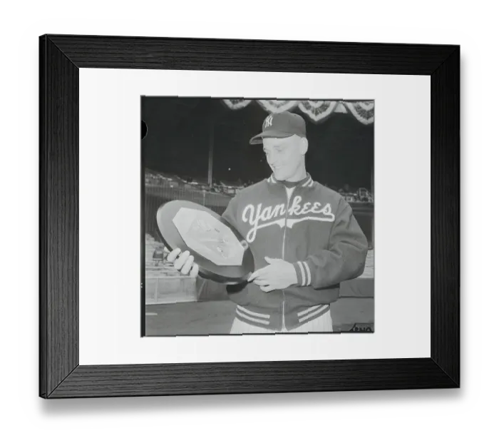 Framed Print : Roger Maris Viewing Plaque Framed Print : Roger Maris Viewing Plaque