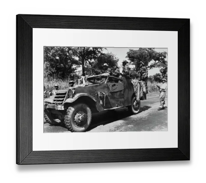 Framed Print : Roadblock, Congo Framed Print : Roadblock, Congo