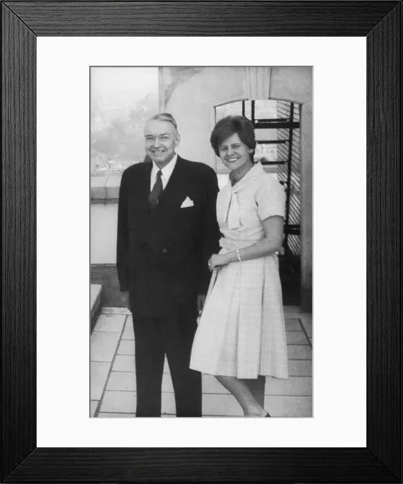 Framed Print : Richard J. Reynolds and Annamarie Schmitt Framed Print : Richard J. Reynolds and Annamarie Schmitt