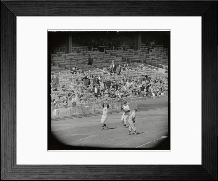 Framed Print : Baseball Play in Action Framed Print : Baseball Play in Action