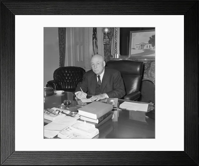 Framed Print : Speaker of the House Sam Rayburn Framed Print : Speaker of the House Sam Rayburn
