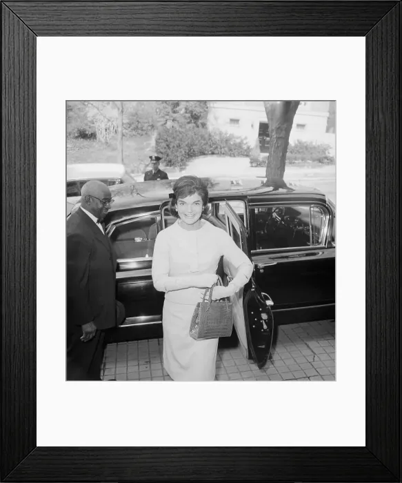 Framed Print : Portrait of Jacqueline Kennedy Framed Print : Portrait of Jacqueline Kennedy