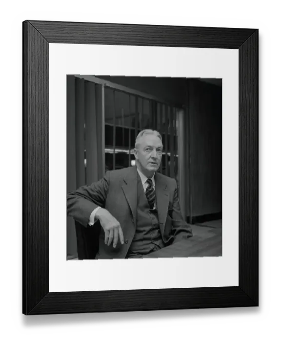 Framed Print : Portrait of US Ambassador David Bruce Framed Print : Portrait of US Ambassador David Bruce