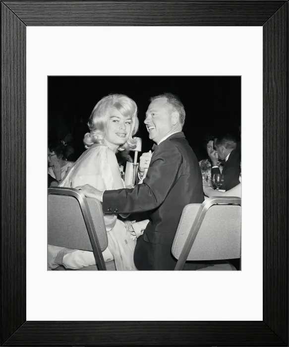 Framed Print : Mickey Rooney and His Wife Framed Print : Mickey Rooney and His Wife
