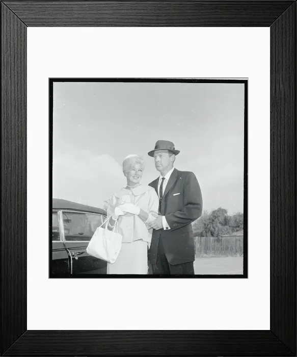 Framed Print : Portrait of Ginger Rogers and William Marshall