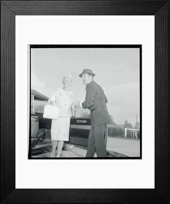 Framed Print : Portrait of Ginger Rogers and William Marshall Framed Print : Portrait of Ginger Rogers and William Marshall