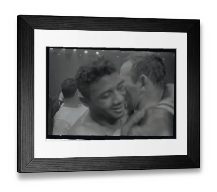 Framed Print : Floyd Patterson and Ingemar Johansson Hugging Each Other Framed Print : Floyd Patterson and Ingemar Johansson Hugging Each Other