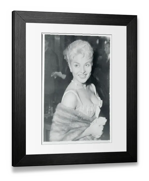 Framed Print : Portrait of Belinda Lee
