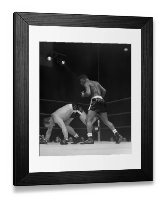 Framed Print : Ingemar Johanssen and Floyd Patterson