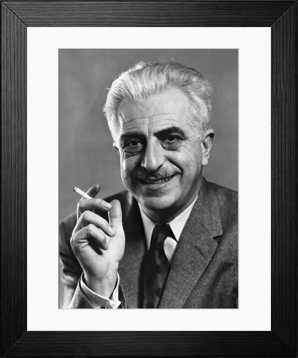Framed Print : Dr. Gregory Pincus Smoking Cigarette Framed Print : Dr. Gregory Pincus Smoking Cigarette