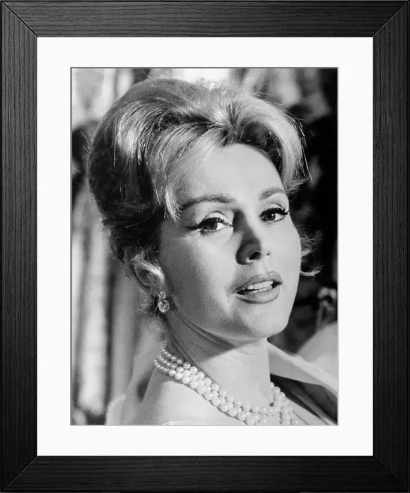 Framed Print : Publicity Photograph of Zsa Zsa Gabor Framed Print : Publicity Photograph of Zsa Zsa Gabor