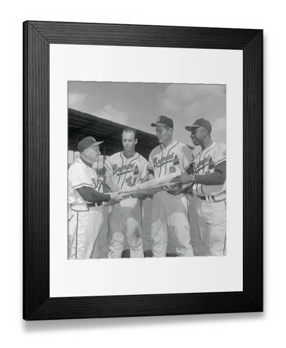 Framed Print : Baseball Greats Selecting Baseball Bats Framed Print : Baseball Greats Selecting Baseball Bats