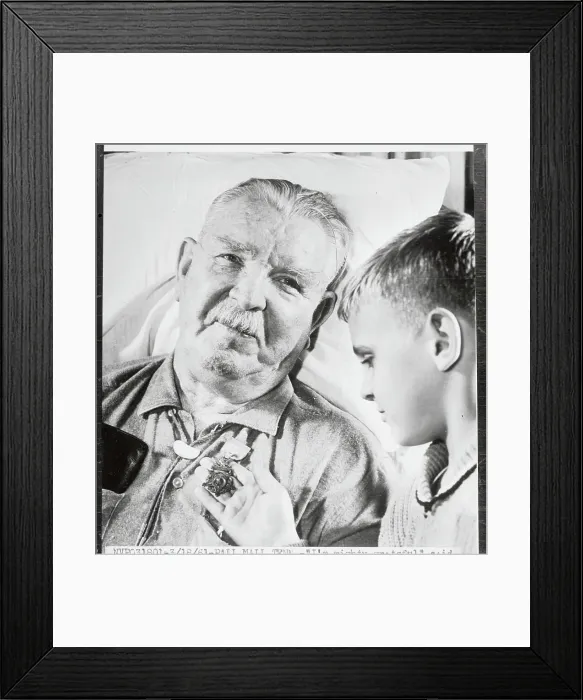 Framed Print : Alvin C. York Wearing Congressional Medal Framed Print : Alvin C. York Wearing Congressional Medal