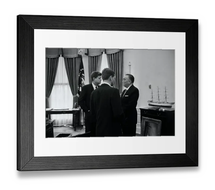 Framed Print : J. Edgar Hoover Visiting the White House Framed Print : J. Edgar Hoover Visiting the White House