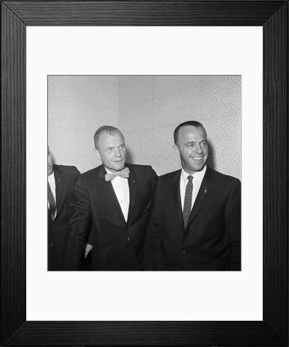Framed Print : Alan Shepard and John Glenn Framed Print : Alan Shepard and John Glenn