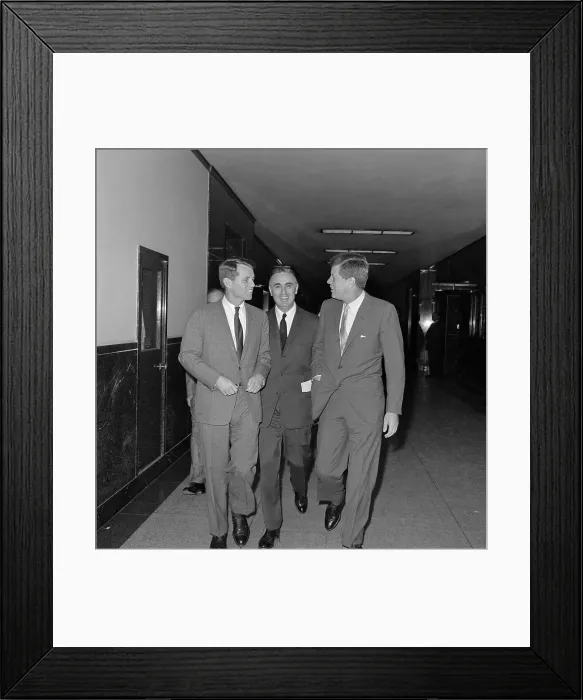 Framed Print : John Kennedy and Others Framed Print : John Kennedy and Others