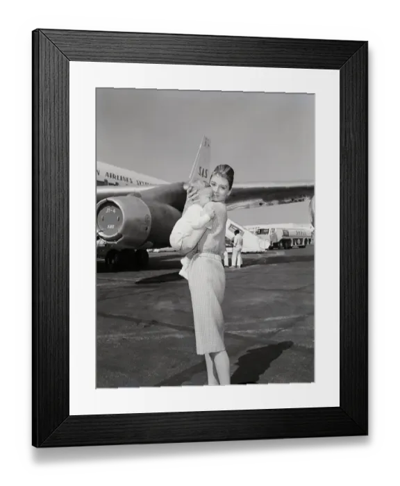 Framed Print : Audrey Hepburn with Son Sean Framed Print : Audrey Hepburn with Son Sean