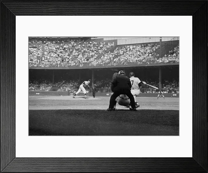 Framed Print : Baseball Players During Game Framed Print : Baseball Players During Game