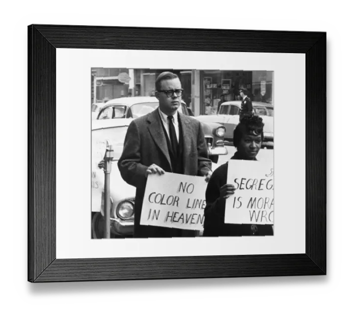 Framed Print : Demonstrators Protesting Jailing of 13 Framed Print : Demonstrators Protesting Jailing of 13