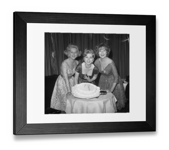 Framed Print : The Gabor Sisters Framed Print : The Gabor Sisters