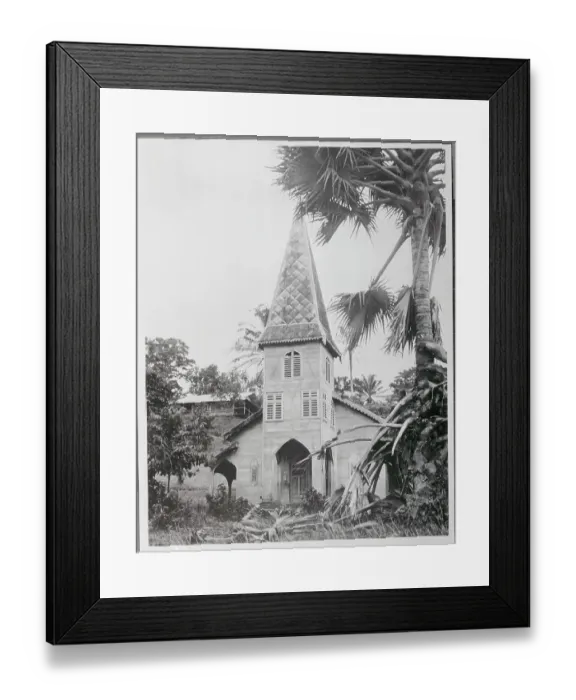 Framed Print : Church Established on Hospital Grounds