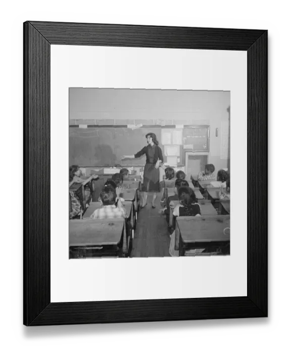Framed Print : Joann Hulkower Teaching Second Grade Class Framed Print : Joann Hulkower Teaching Second Grade Class