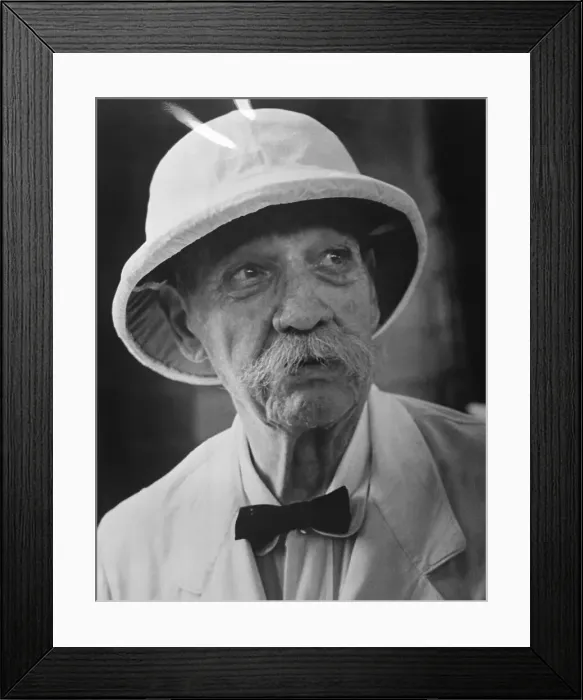 Framed Print : Portrait of Doctor Albert Schweitzer Framed Print : Portrait of Doctor Albert Schweitzer