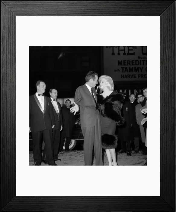 Framed Print : Marilyn Monroe And Monthomery Clift Framed Print : Marilyn Monroe And Monthomery Clift