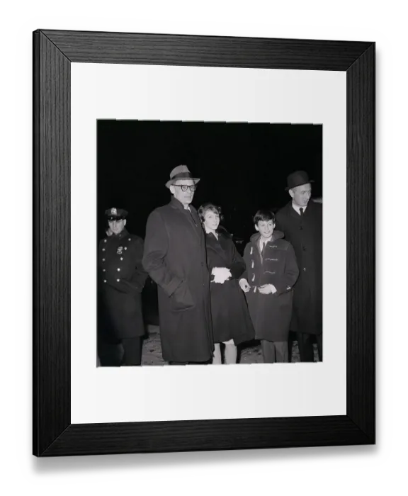 Framed Print : Arthur Miller and Children Framed Print : Arthur Miller and Children