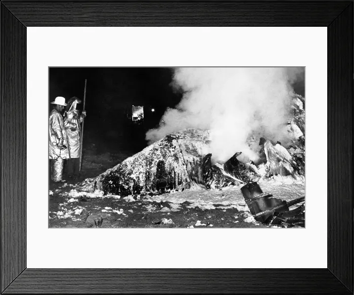 Framed Print : Goldsboro B-52 crash Framed Print : Goldsboro B-52 crash