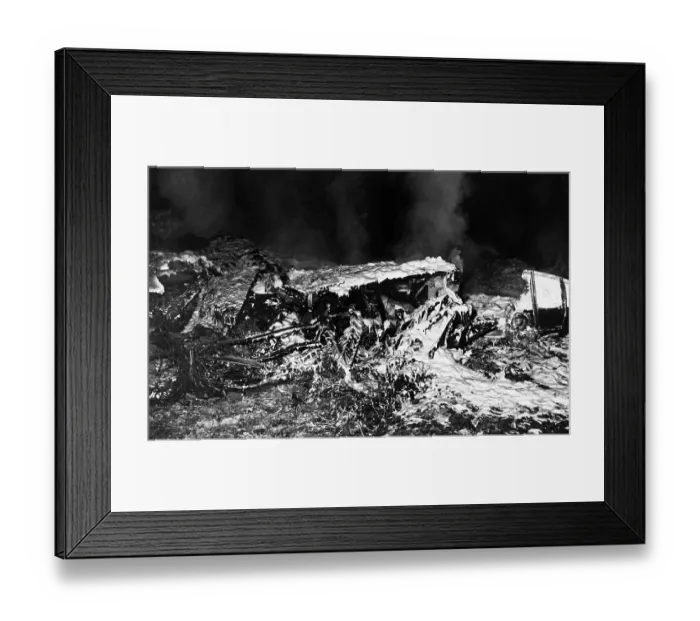 Framed Print : Goldsboro B-52 crash Framed Print : Goldsboro B-52 crash