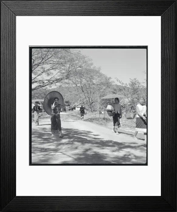 Framed Print : Peasants Traveling by Foot Framed Print : Peasants Traveling by Foot