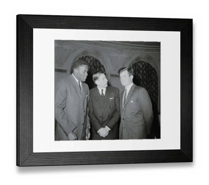 Framed Print : Edward Kennedy with Other Notables Framed Print : Edward Kennedy with Other Notables