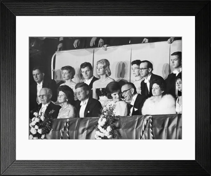 Framed Print : Kennedys and Johnsons at Inaugural Ball Framed Print : Kennedys and Johnsons at Inaugural Ball