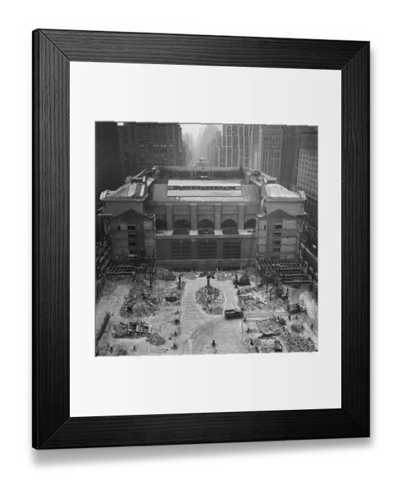 Framed Print : Rear View Of Grand Central Terminal Framed Print : Rear View Of Grand Central Terminal