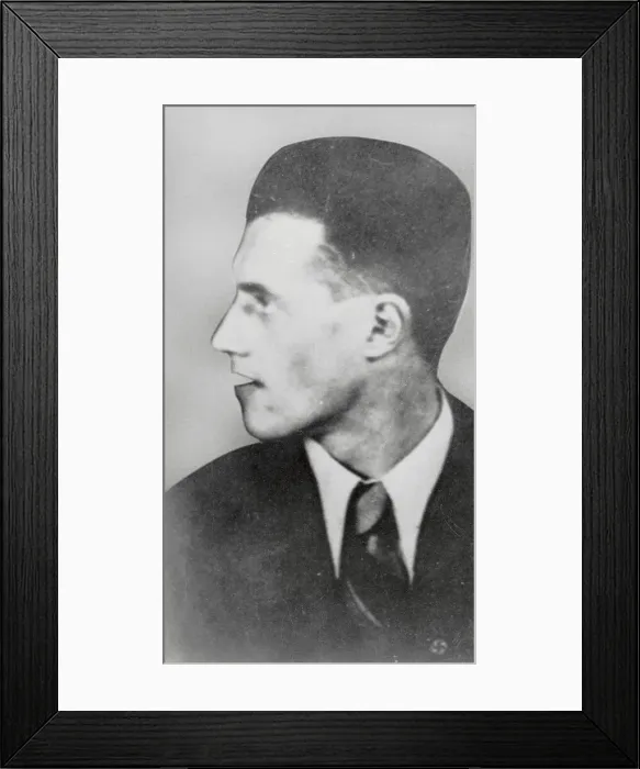 Framed Print : Portrait of SS Officer Franz Novak Framed Print : Portrait of SS Officer Franz Novak