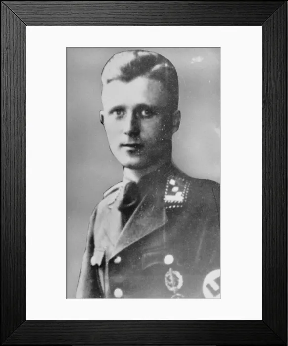 Framed Print : Portrait of SS Officer Rolf Guenther Framed Print : Portrait of SS Officer Rolf Guenther