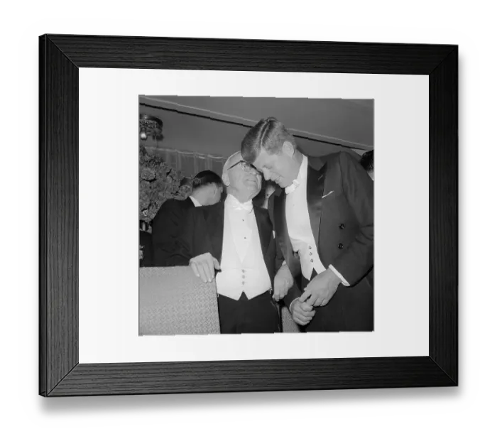 Framed Print : President Kennedy with Harry S. Truman Framed Print : President Kennedy with Harry S. Truman