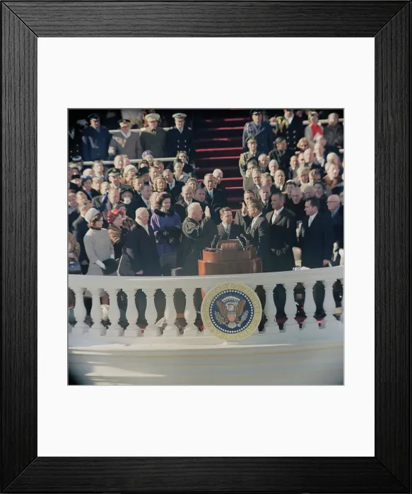 Framed Print : John F. Kennedy Inauguration Framed Print : John F. Kennedy Inauguration