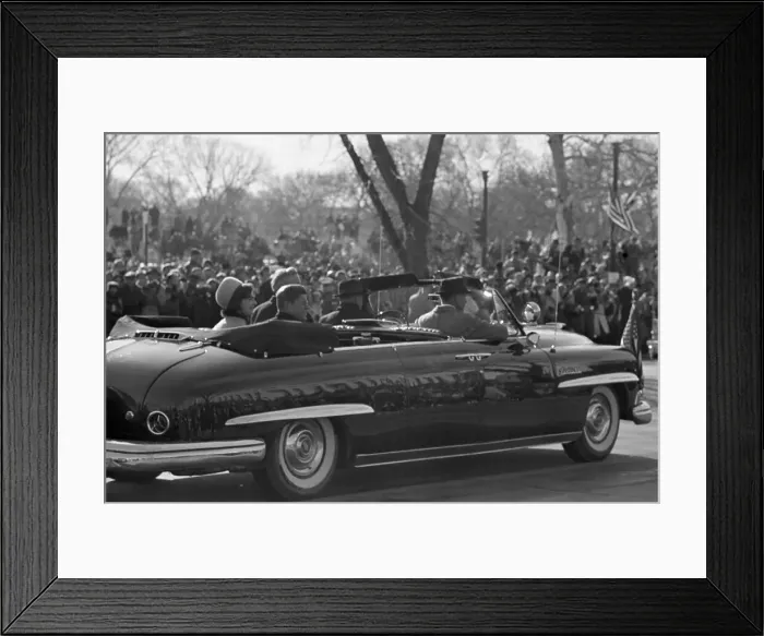 Framed Print : First Sight of New President Framed Print : First Sight of New President