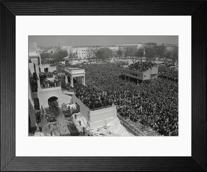 Framed Print : Kennedy Inauguration Ceremonies Framed Print : Kennedy Inauguration Ceremonies