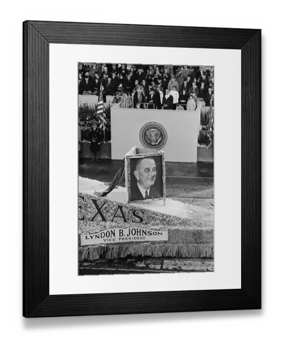 Framed Print : John F. Kennedy with Joseph P. Kennedy During Texas Celebration Framed Print : John F. Kennedy with Joseph P. Kennedy During Texas Celebration