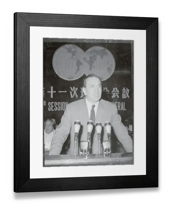 Framed Print : Viktor Grishin Talking Framed Print : Viktor Grishin Talking