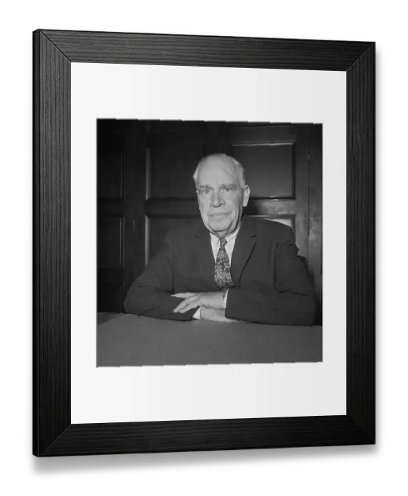 Framed Print : Portrait of Luther Hodges Secretary of Commerce Sitting at Desk Framed Print : Portrait of Luther Hodges Secretary of Commerce Sitting at Desk