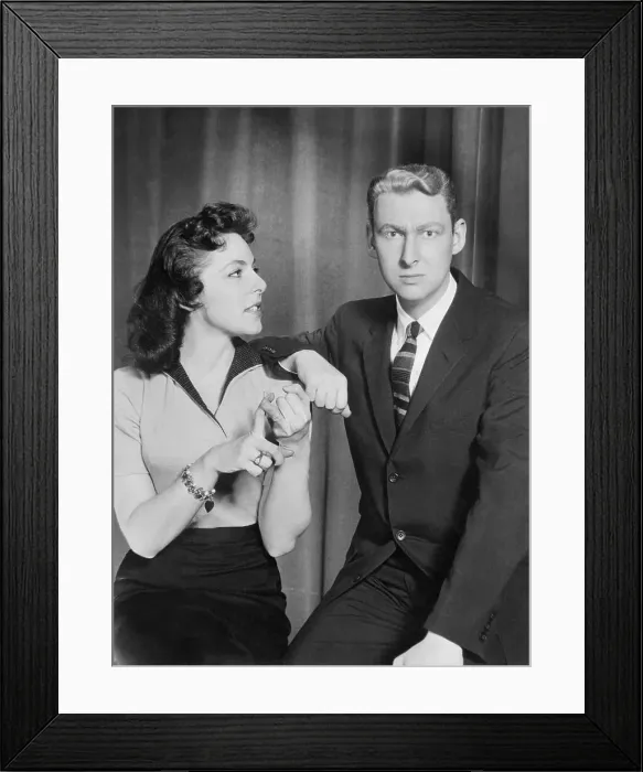 Framed Print : Mike Nichols and Elaine May Framed Print : Mike Nichols and Elaine May