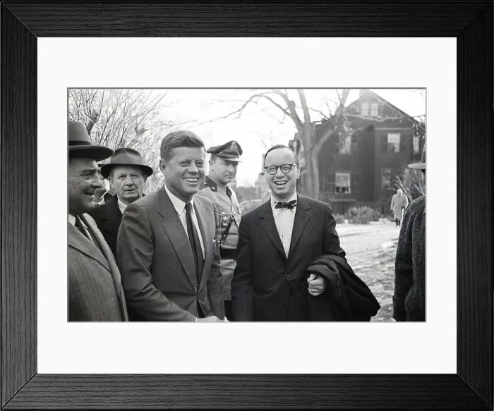 Framed Print : President-Elect Kennedy with Arthur Schlesinger Jr Framed Print : President-Elect Kennedy with Arthur Schlesinger Jr