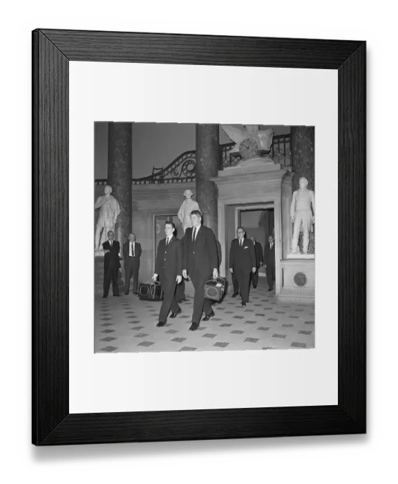 Framed Print : Electoral College Votes Being Taken to House Chamber Framed Print : Electoral College Votes Being Taken to House Chamber