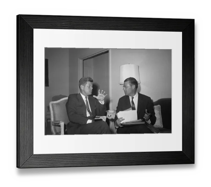 Framed Print : President-elect Kennedy with Robert S. McNamara Framed Print : President-elect Kennedy with Robert S. McNamara