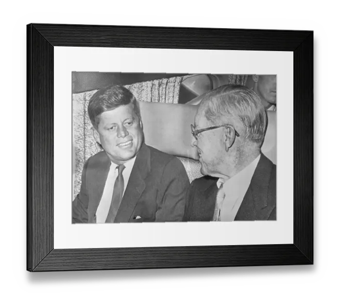 Framed Print : President-Elect Kennedy And Father Framed Print : President-Elect Kennedy And Father