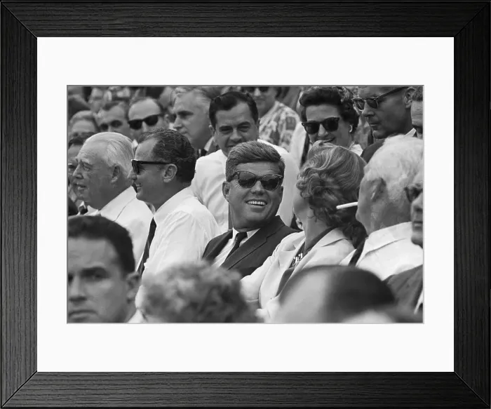 Framed Print : President-Elect Kennedy at Orange Bowl Framed Print : President-Elect Kennedy at Orange Bowl